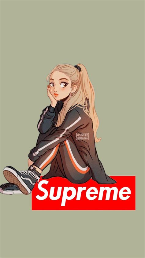 Supreme Anime Girl Cute Wallpapers Wallpaper Cave