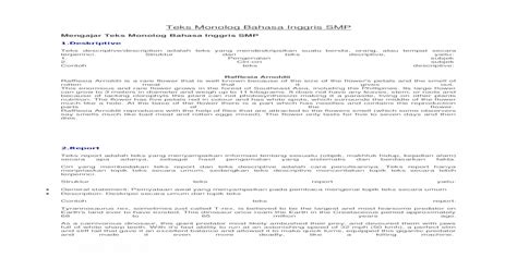 Contoh Teks Deskriptif Bahasa Inggris - Contoh Resource
