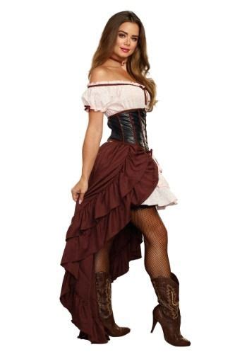 Saloon Gal Costume For Women In Saloon Girl Dress Wild West