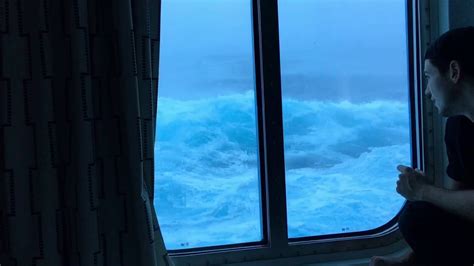 Anthem Of The Seas Vs Huge Waves And 120 Mph Winds Viewed From My Room