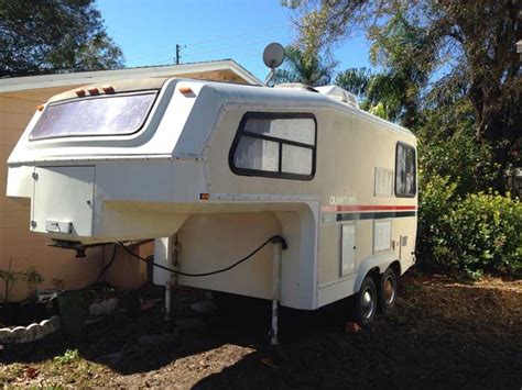Meet A 30 Year Old Small Fifth Wheel Camper Who Goes By Quantum 5