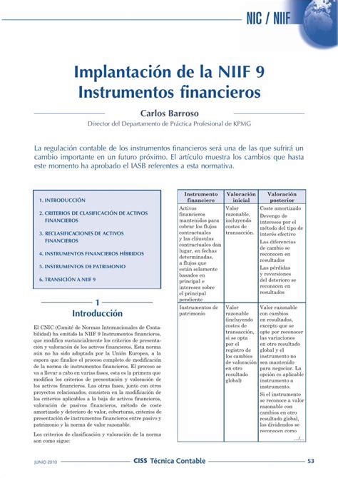 Niif Instrumentos Financieros En Pdf Niif Normas Hot Sex Picture