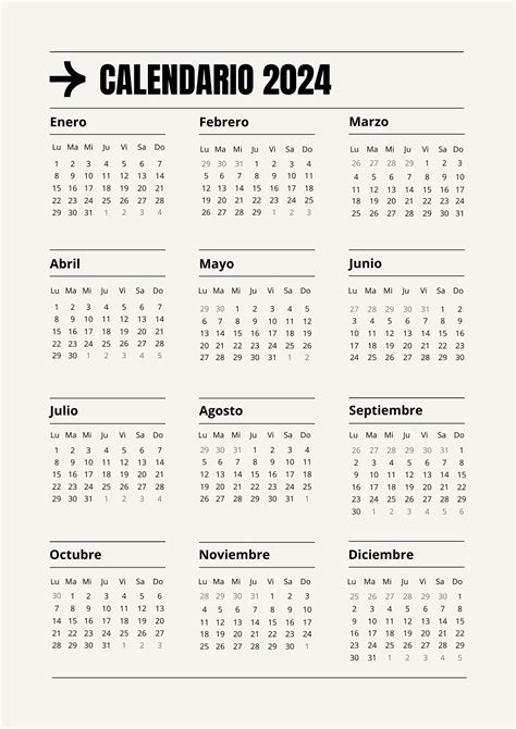 Calendario 2024 Plantilla Canva Gratis Artofit