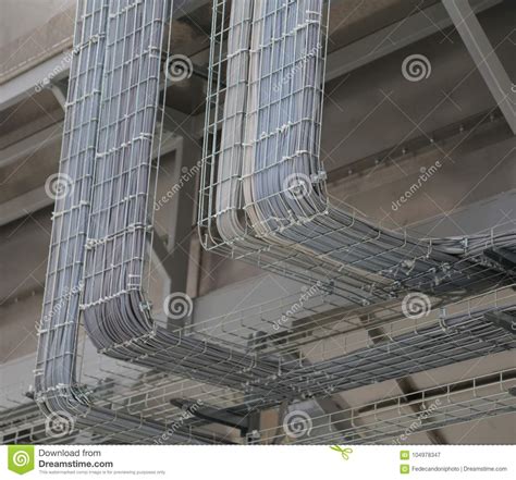 The gauge and diameter of the wire are inversely related. Electrical Wiring Inside A Cable Carrier In The Modern Factory Stock Image - Image of ethernet ...