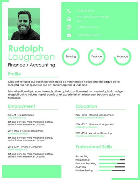 Can you easily design a basic document with proper subsections? 20+ Finance Resume Templates - PDF, DOC | Free & Premium ...