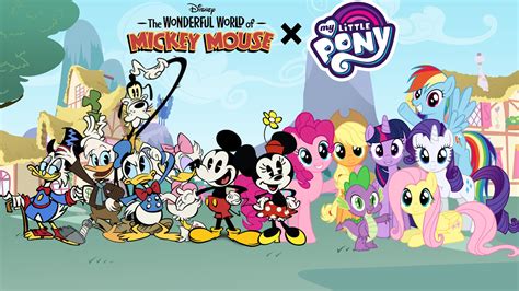 My Little Wonderful World Of Mickey Mouse And Mlp By Fanvideogames On