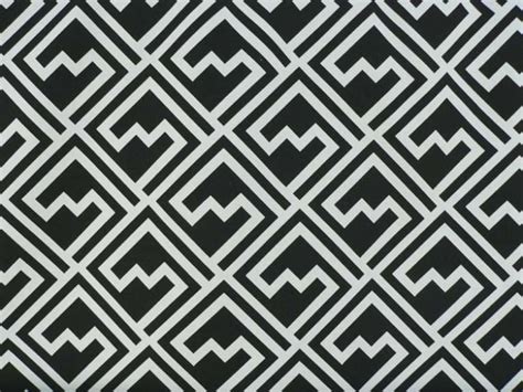 Black And White Geometric Print Fabric Pic Titmouse