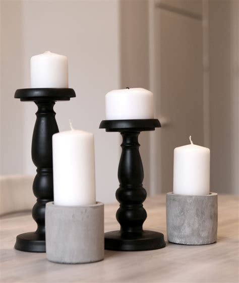 Concrete candle holders. | Candle holders, Concrete candle holders, Concrete stone