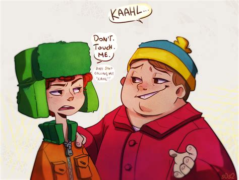 Cartman And Kahl Kyle South Park Anime South Park Fanart South Park