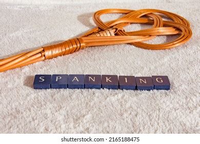 Carpet Beater Words Spanking On White Stock Photo Shutterstock