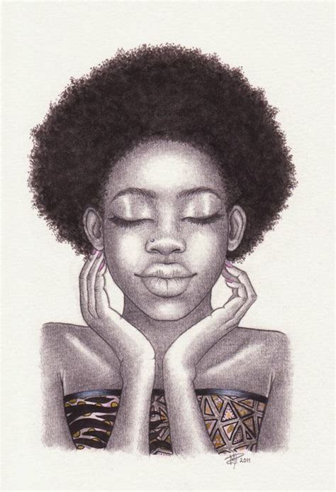 Black Women Illustration Afro In 2019 Black Love Art