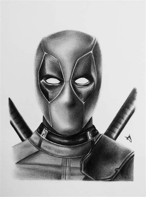 Feel free to explore, study and enjoy paintings with paintingvalley.com. Deadpool Drawing by AndyVRenditions on DeviantArt