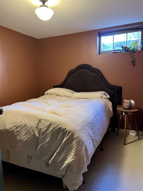 Moody English-inspired basement guest bedroom REVEAL! + costs and