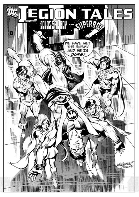 Legion Of Superheroes Homage To Superman Issue 265 In Aidan Re Legion