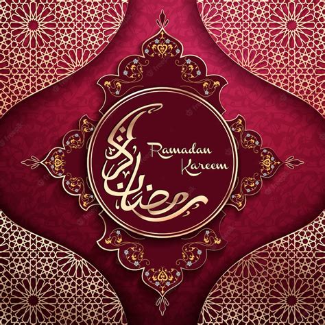 Premium Vector Arabic Calligraphy For Ramadan Kareem With Colorful
