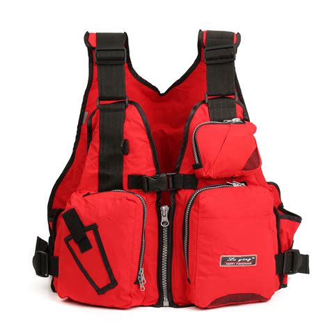 Adult Universal Nylon Epe Breathable Fly Fishing Life Jacket Kayak Safety Life Vest Sailing
