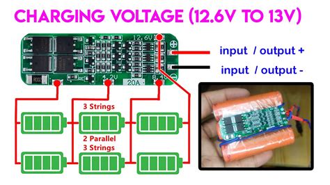 3s 20a Li Ion Lithium Battery 18650 Charger Pcb Bms Protection Board