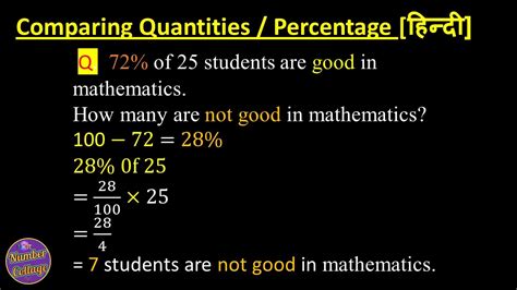 Comparing Quantities Percentage Ratio How To Compare Quantities How