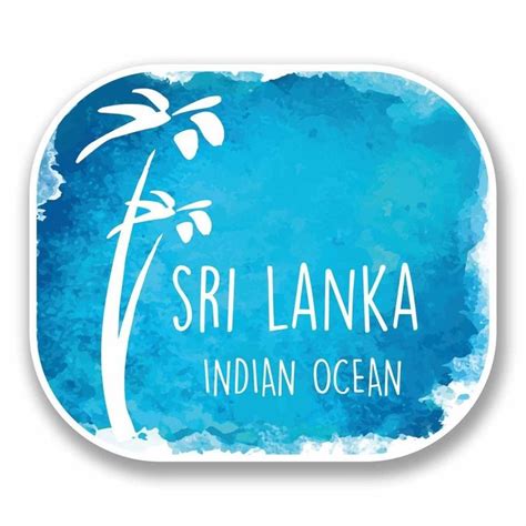 2 X Sri Lanka Vinyl Sticker 9679 Print Vinyl Stickers Sticker