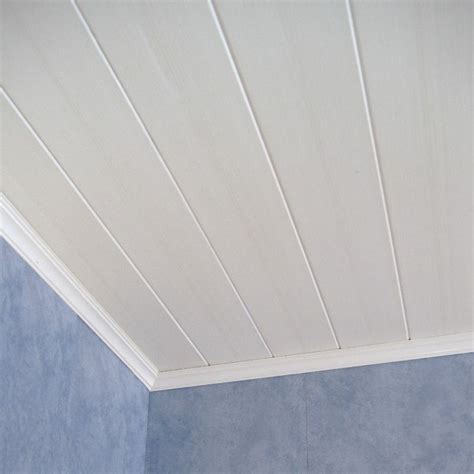 Why choose pvc ceiling panels? Ligno Vanilla Wood Effect Panels from The Bathroom Marquee