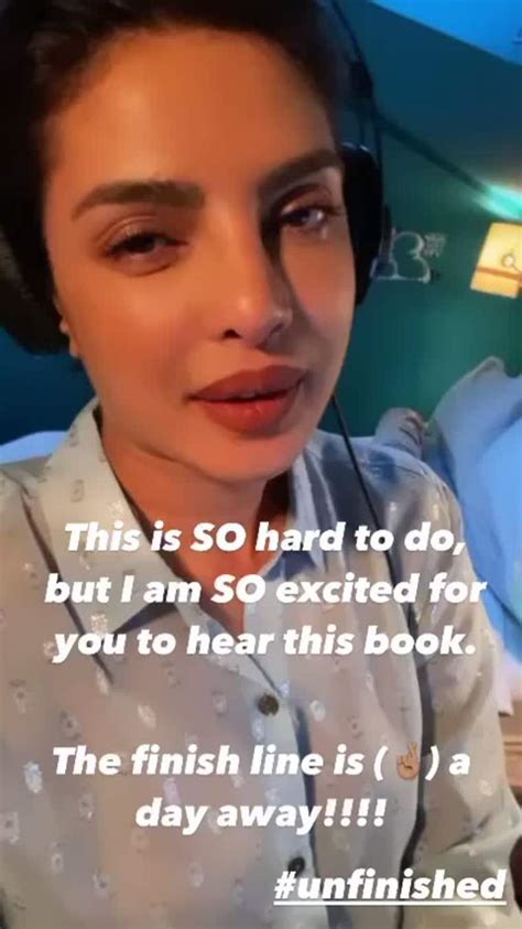 Priyanka Works On Unfinished Audiobook ‘this Is So Hard To Do But I