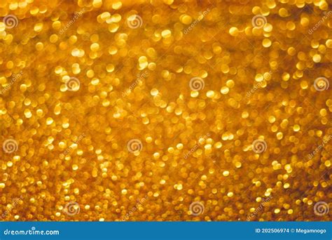 Golden Glitter Shiny Background Gold Sparkles Texture Stock Photo