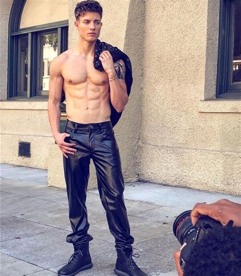 Pin By Jayden Chang On Fashion Leather Pants Shirtless Men Tight