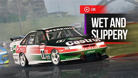 Assetto Corsa 90 S ATCC In The Wet VR Commodore Bathurst YouTube