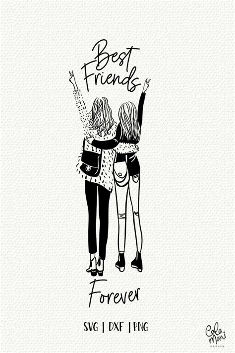 13+ vérités sur forever best friends bff tekening? Best Friends Shirt SVG, Friends Forever T-shirt PNG, Fashion girl clipart, Best Friend gift ...