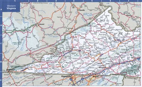 Political Map Of Virginia Ezilon Maps Db6