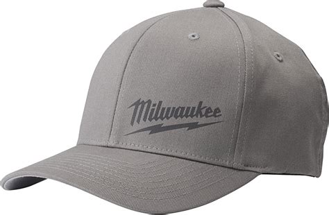 Buy Milwaukee Flexfit Baseball Cap Gray Fitted