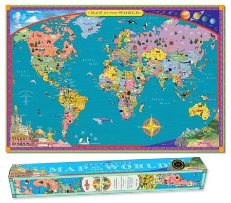 37 Eye Catching World Map Posters You Should Hang On Your Walls