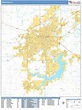 Springfield Illinois Wall Map (Basic Style) by MarketMAPS - MapSales
