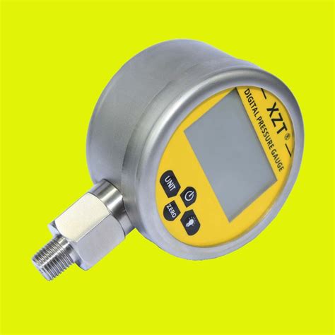 Xzt Digital Hydraulic Pressure Gauge 80mm 400bar6000psi Npt14 In
