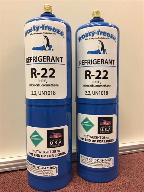 R22 Refrigerant R 22 Air Conditioner 2 Large 28 Oz Cans No Can Ta