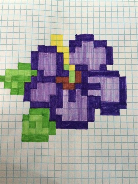 Graph Paper Drawings Graph Paper Art Cute Drawings Easy Pixel Art