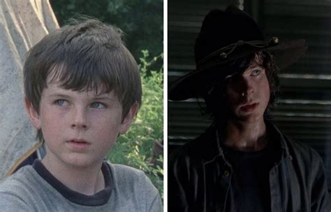 Carl Grimes Season One To Season Five The Walking Dead Photo