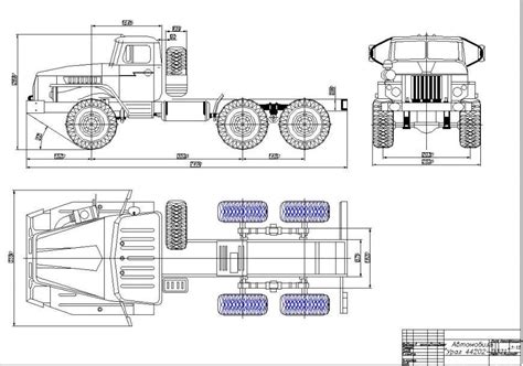 Truck Plan And Elevation Drawing In Dwg File Cadbull