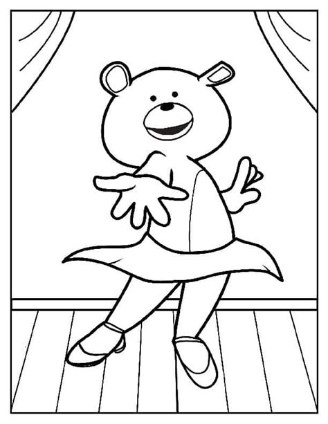 rhee gold s dancelife coloring dancing bear series