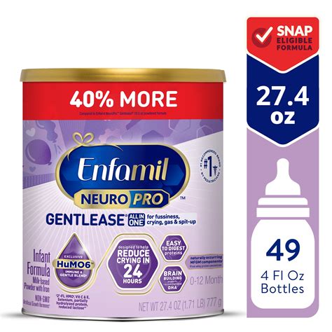 Enfamil Neuropro Gentlease Baby Formula Brain And Immune Support With
