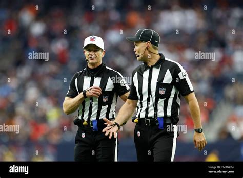 Referee Land Clark 130 And Line Judge Brian Bolinger 40 Chat During