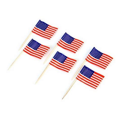 Quel Est Le Drapeau De L Amérique - 20 mini drapeaux USA pour décoration à thème Etats-Unis