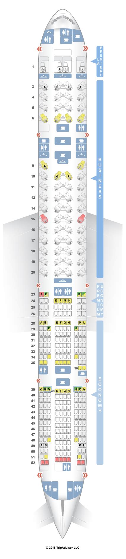 Air France Er Seat Map Maps Database Source