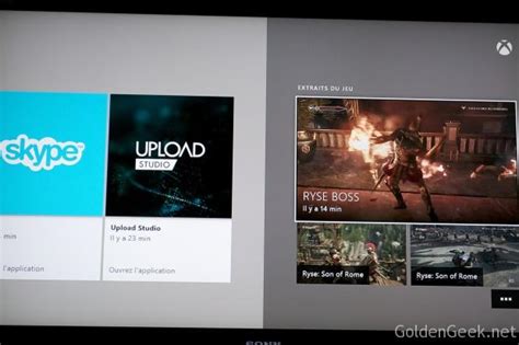 Xbox One Capture Vidéos Et Upload Studio Goldengeek