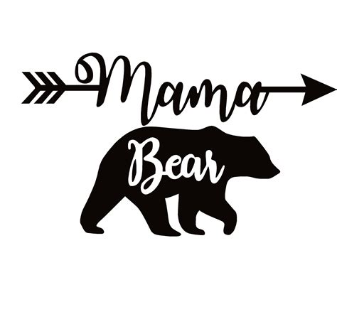 Mama Bear Warrow Window Decal Mama Bear Warrow Window Sticker