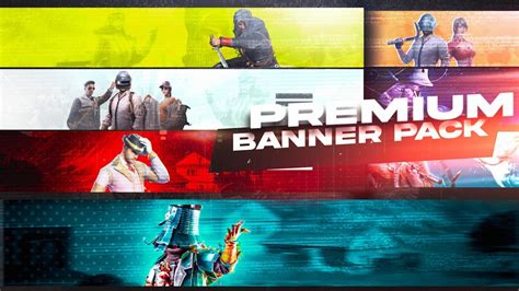 20 Premium Bgmi Banner Pack 😍 Pubg Gaming Banner Template No Text
