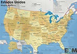 El mapa político de Estados Unidos - Mapas de El Orden Mundial - EOM