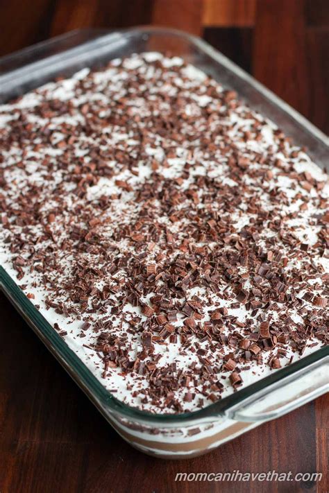 This recipe for a dairy free, gluten free, and vegan version of peanut butter cups comes together in 20 minutes and is finished in 35. Low Carb Chocolate Lasagna | Mom, Can I Have That? | Low ...
