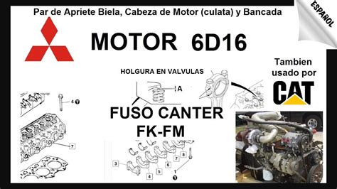 Motor D Par De Apriete En Culata Holgura De Valvulas Cojinete De