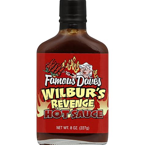 Famous Daves® Wilburs Revenge Hot Sauce 8 Oz Bottle Hot Sauce Sun Fresh